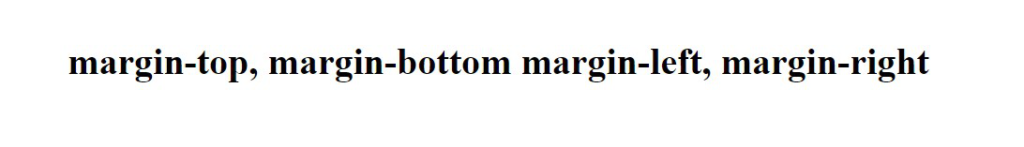 Example of margin properties.